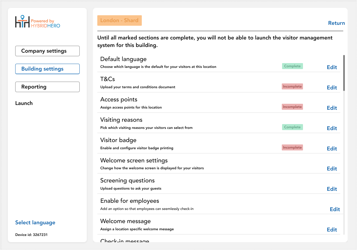IT administrator configuring access controls and SSO for desk booking software